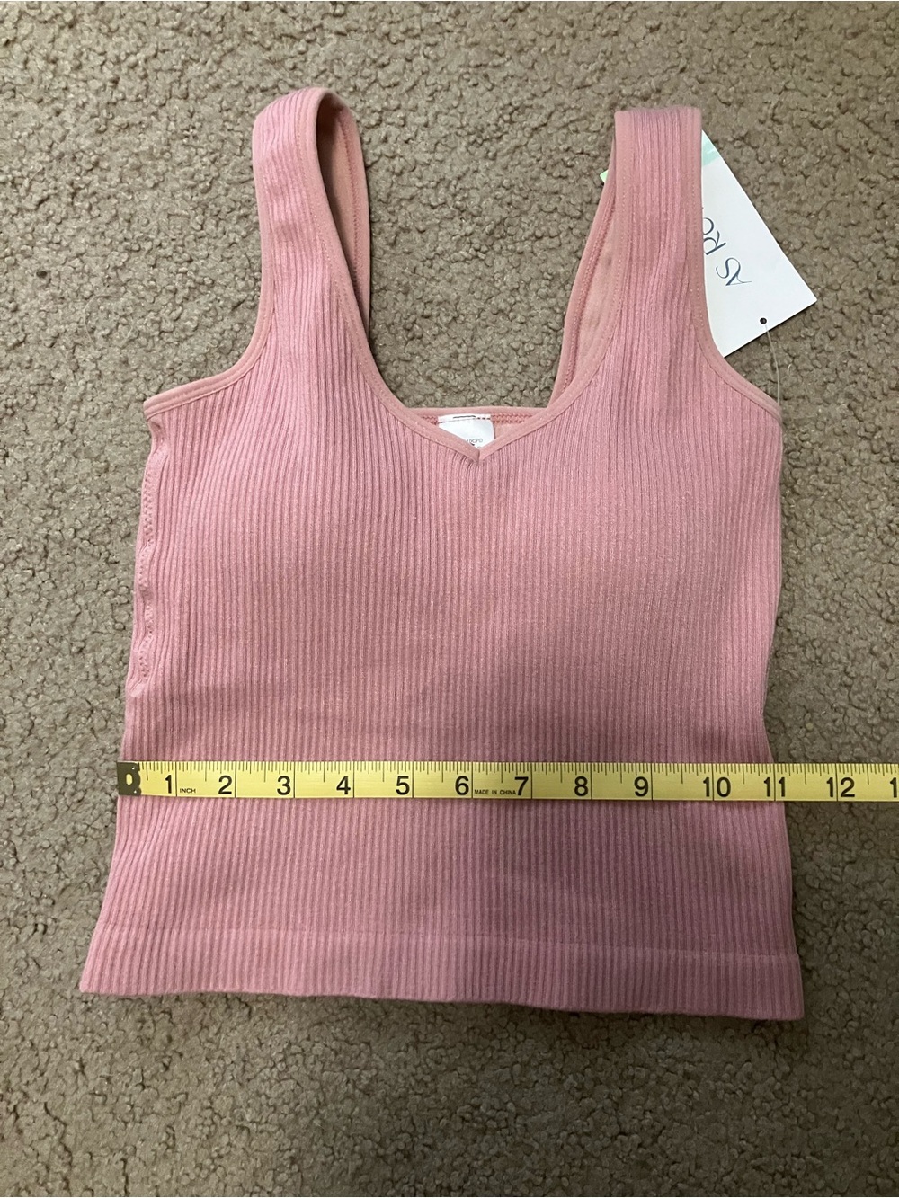 AS Revival Pink Ribbed Tank Top - Picture 6 of 6